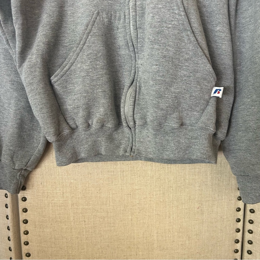 Cal Poly Gray Zip Up Hoodie - Picture 10 of 16